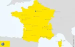 Carte de la France