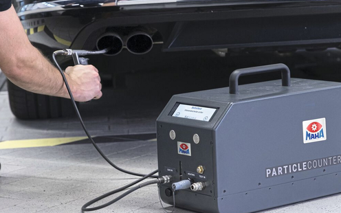 Einzeltest Dieselpartikel- Messung