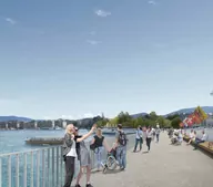 La passerelle piétonne du Mont-Blanc :  un atout pour Genève