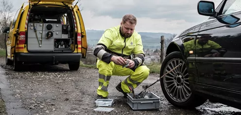 Service de dépannage TCS Suisse –24 heures sur place