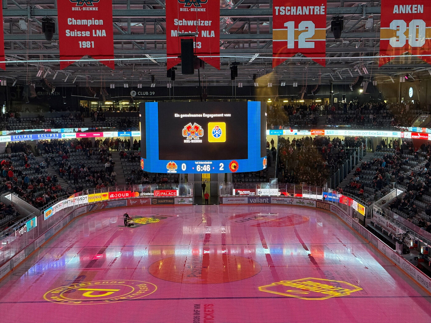 EHC Biel match