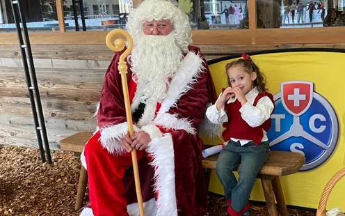 Strahlende Kinderaugen beim Samichlaus