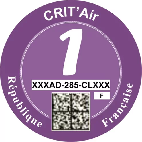 Vignette CRIT'Air 
