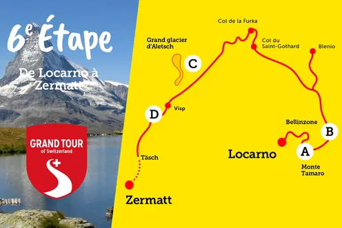 TCS Camping Grand Tour of Switzerland: Locarno - Zermatt