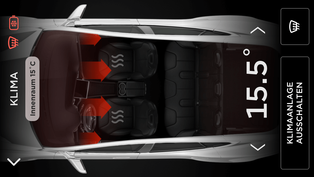 App - clima -Tesla S