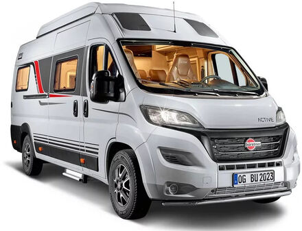 Transporter ausgebaut als Campervan mit Schlafdach