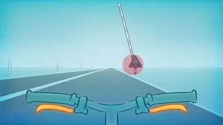 Der Bahnübergang: 
