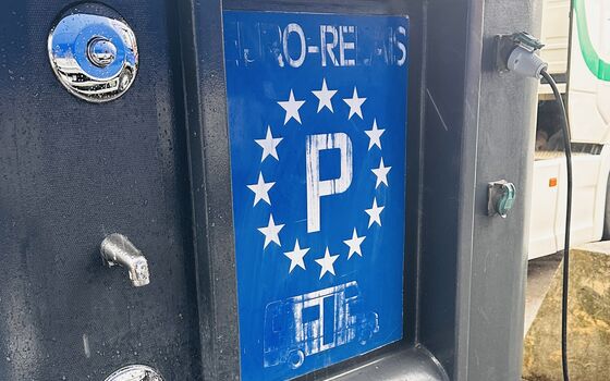 Intakte Entsorgungsstation