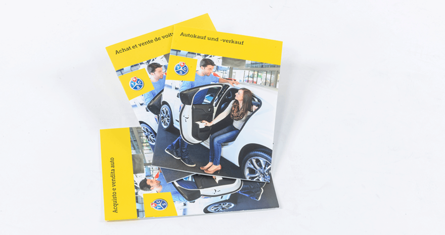 Auto kaufen und verkaufen: Broschüre zum runterladen