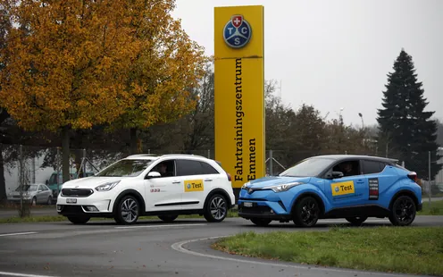 Test TCS: veicoli ibridi a benzina
