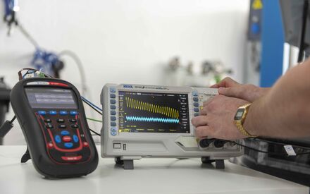 Messgeräte im Test Lab Ittigen