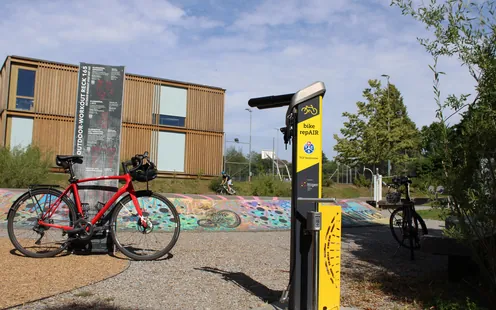 TCS Bike repAIR: Reparaturstationen für Velos schweizweit