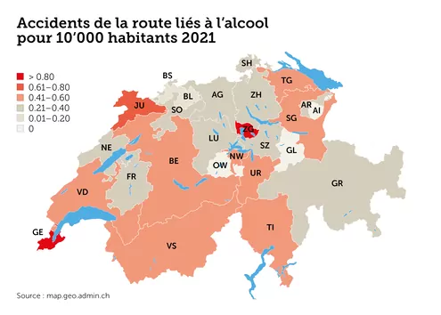 Les accidents dus à l’alcool sont en augmentation