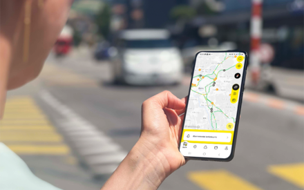 Route planen und Verkehr beobachten in der TCS App