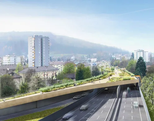 Des autoroutes au courant contigu